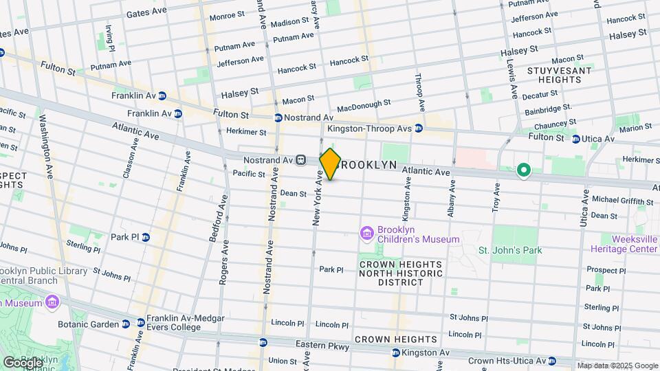 1332 Pacific St-Unit -3 Map and Location Details