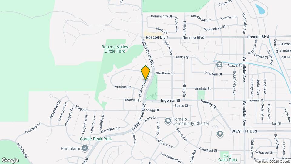 22525 Sherman Way Map and Location Details