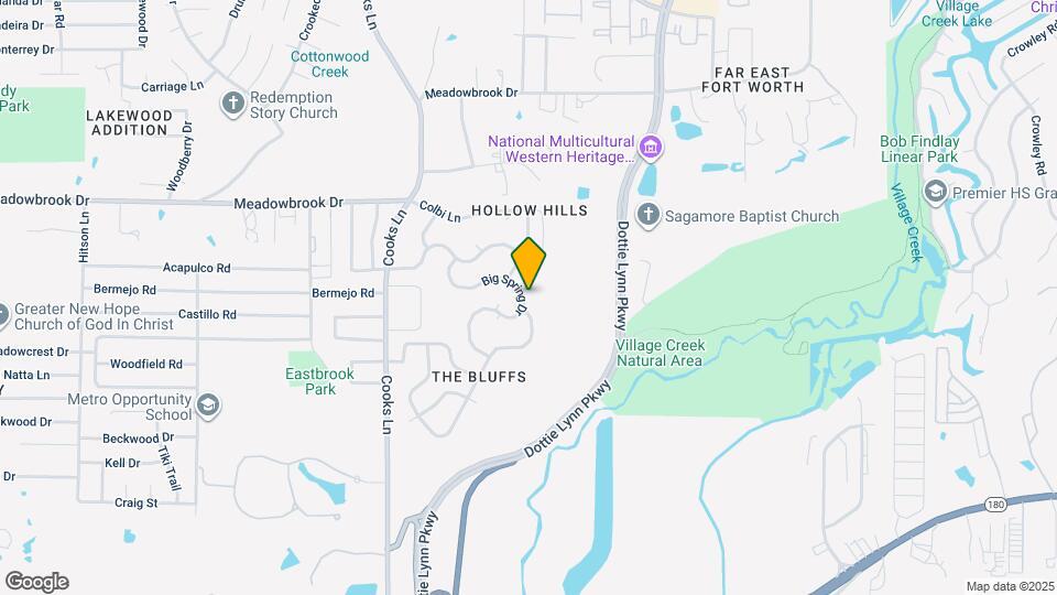 2553 Big Spring Dr Mapa y Detalles de la Ubicación