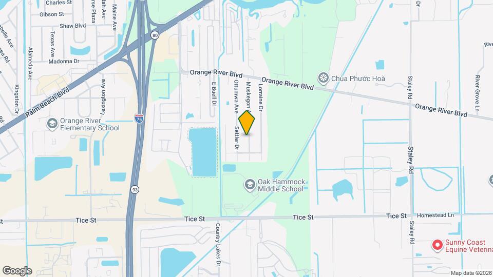 434 Muskegon Ave Map and Location Details