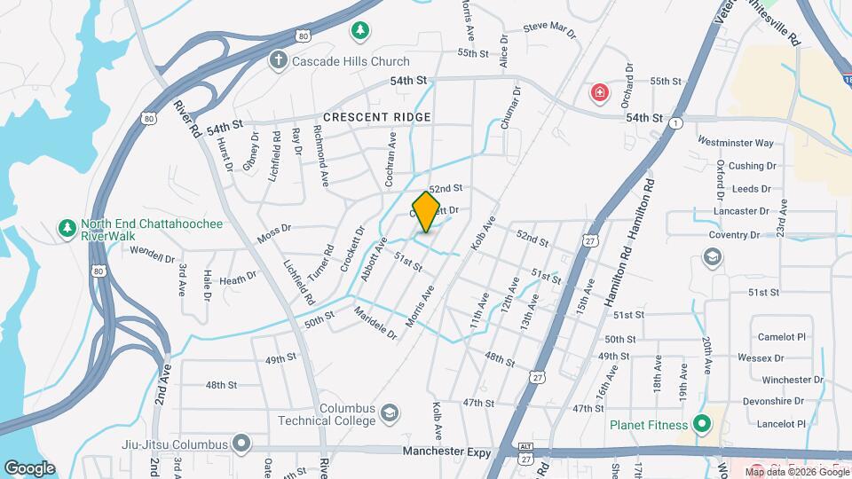 5131 Trussell Ave Map and Location Details