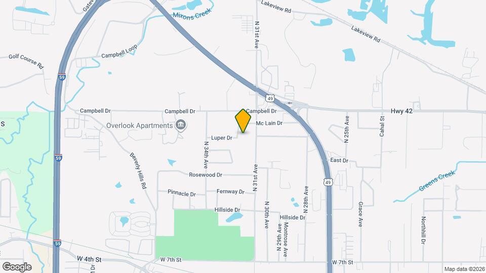 1213 N 32nd Ave Map and Location Details