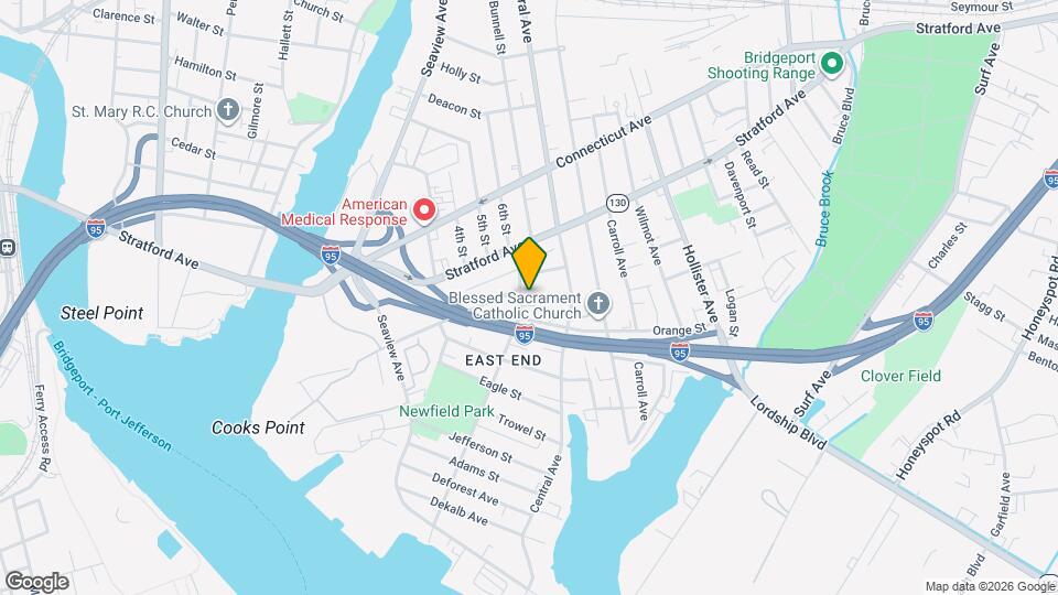 568 Newfield Ave Map and Location Details