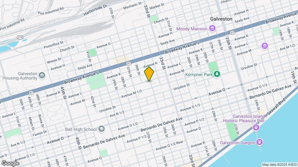 3501 Avenue M Mapa y Detalles de la Ubicación