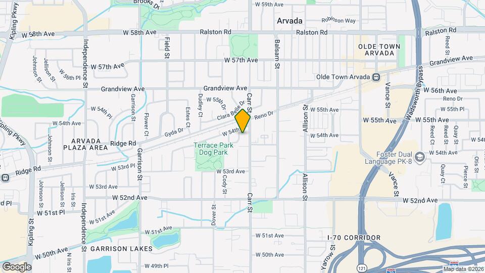 5406 Cody St Map and Location Details