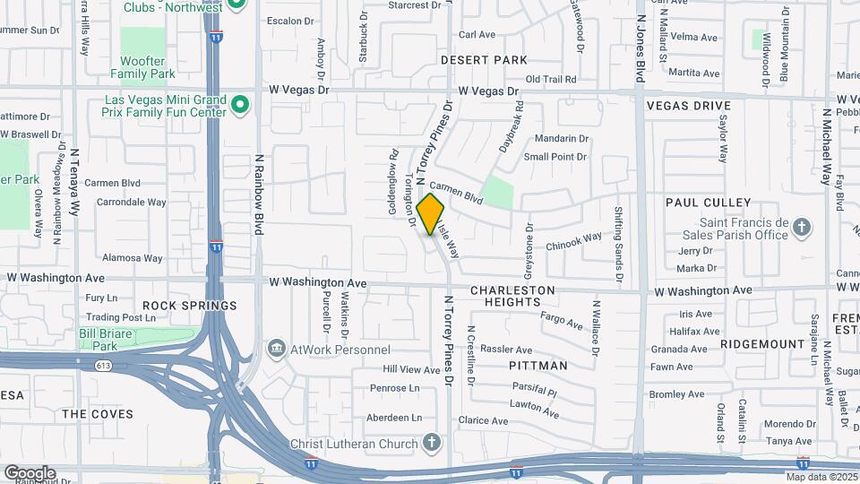 1009 Torington Dr Map and Location Details