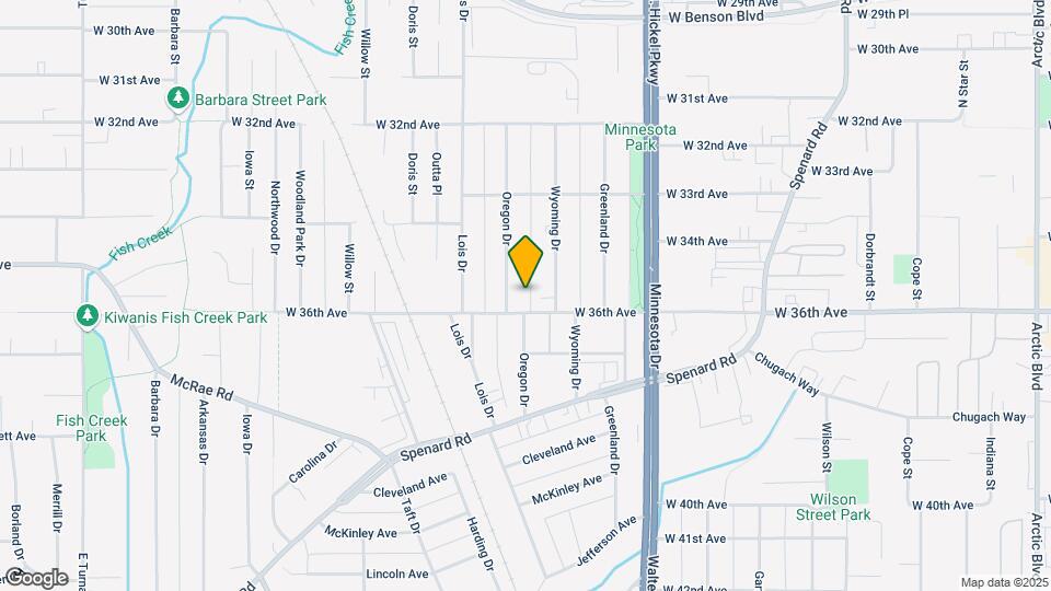 1807 W 36th Ave Map and Location Details