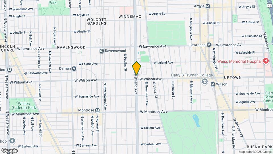 4607 N Ashland Ave Map and Location Details