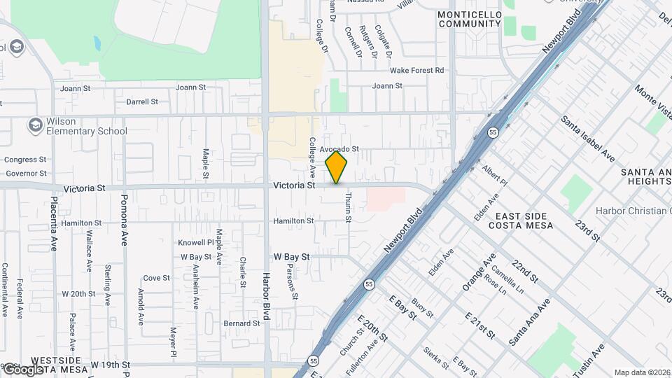 365 Victoria St Map and Location Details