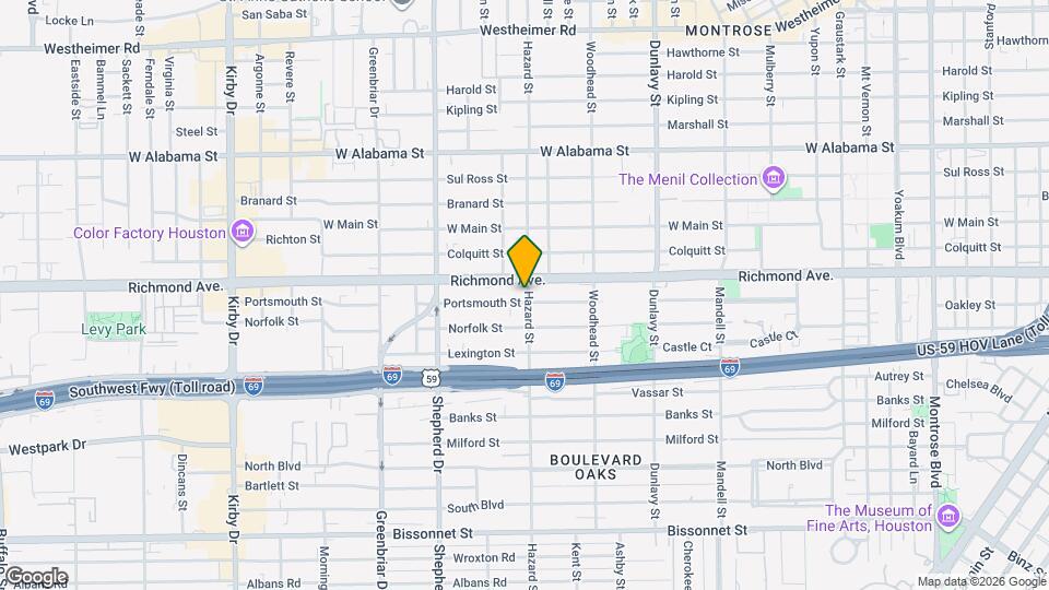 4320 Hazard St Map and Location Details