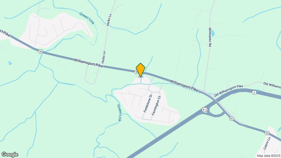 2015 Williamsport Pike Map and Location Details