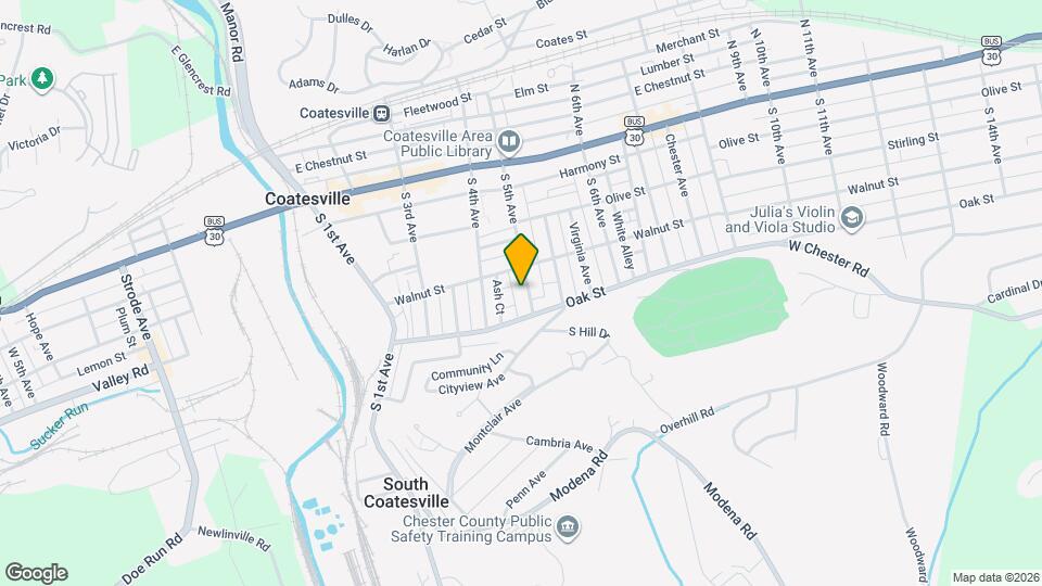 134 S 5th Ave Map and Location Details