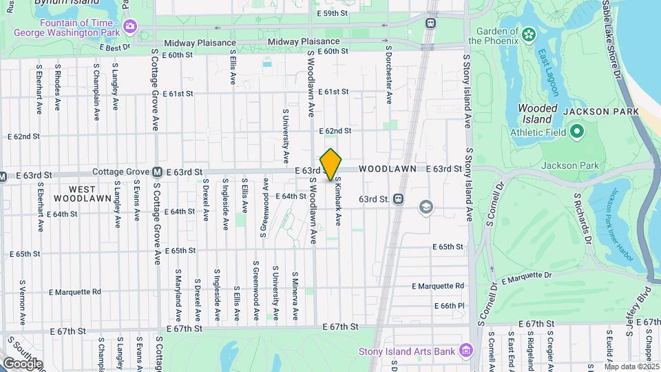 6324 S Kimbark Ave Map and Location Details