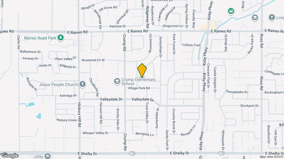 6184 Holly Park Dr Map and Location Details