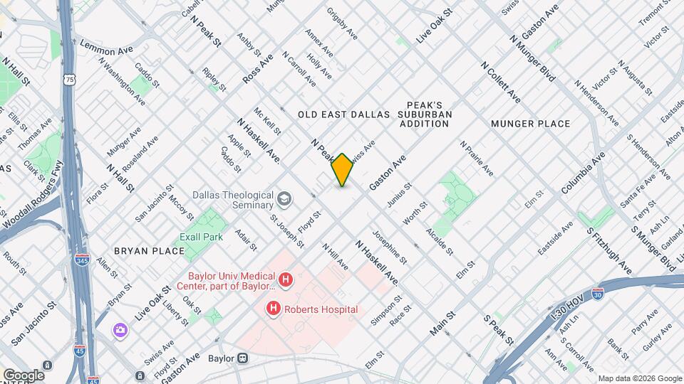 1005 Cavour Pl Map and Location Details