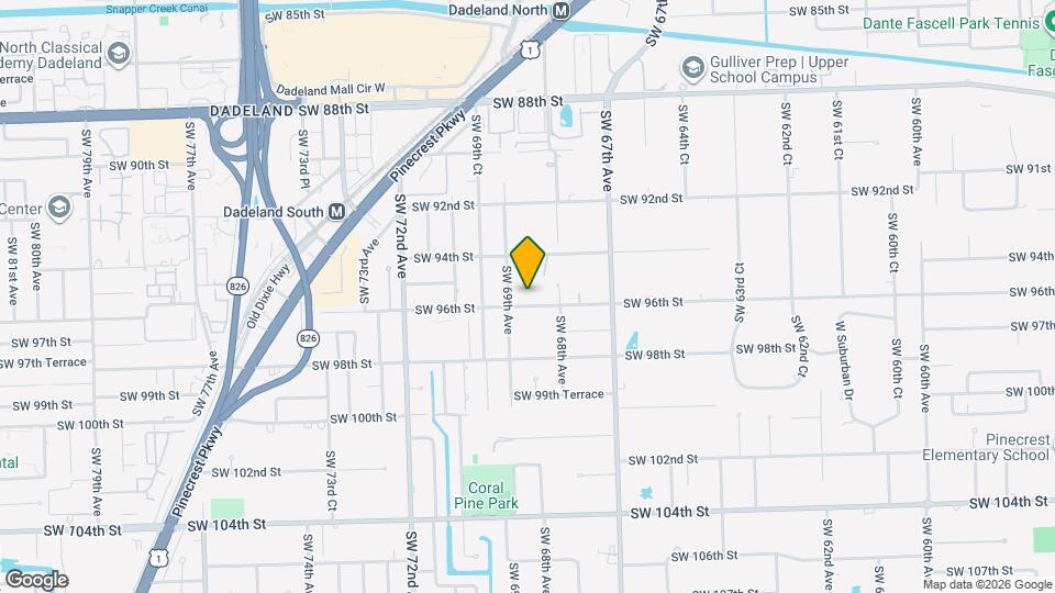 6875 SW 96th St Map and Location Details