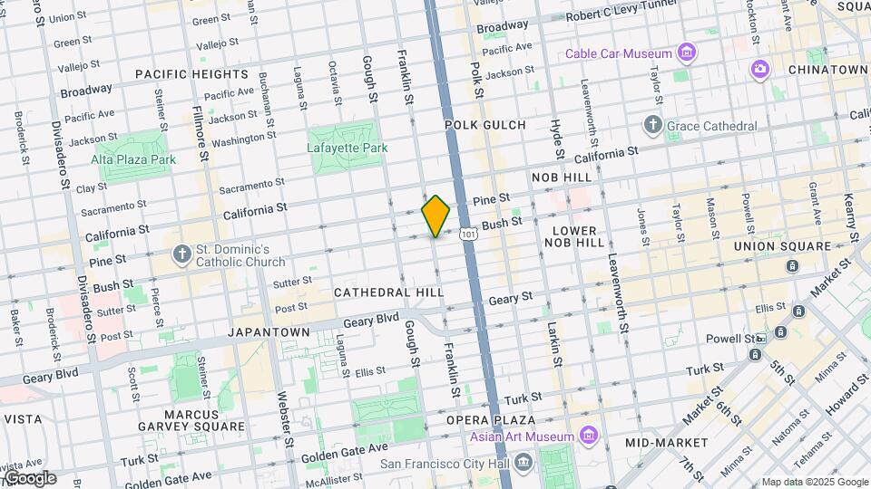 1450 Franklin St Map and Location Details