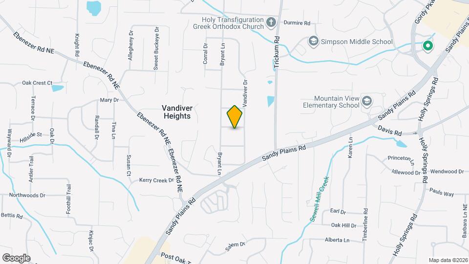 2290 Lavender Dr, Unit Studio Map and Location Details