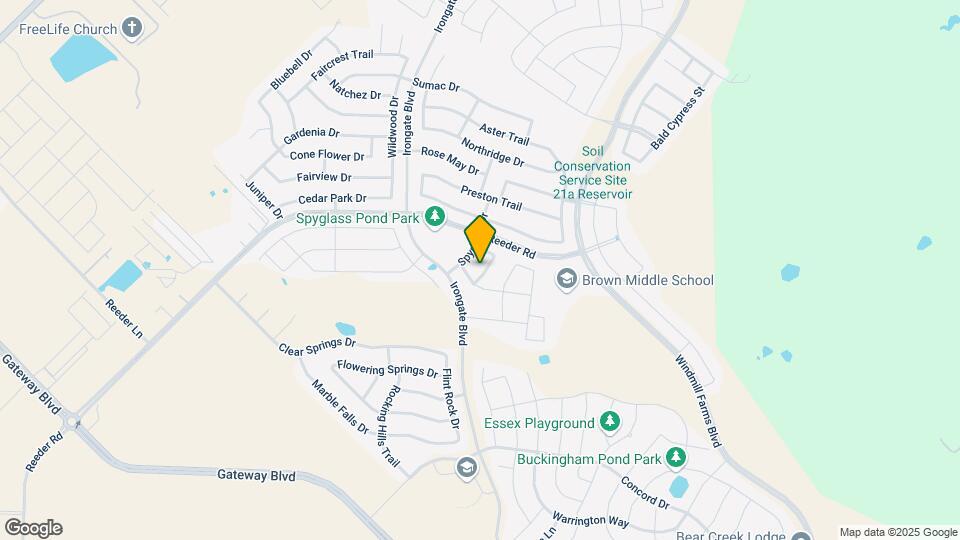 3018 Mill Creek Way Map and Location Details
