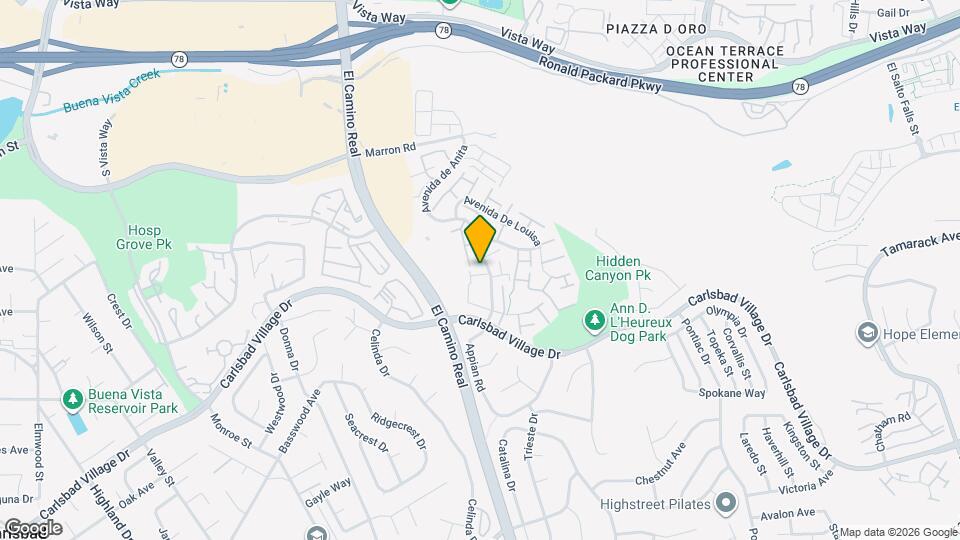 2520 Via Esparto Map and Location Details