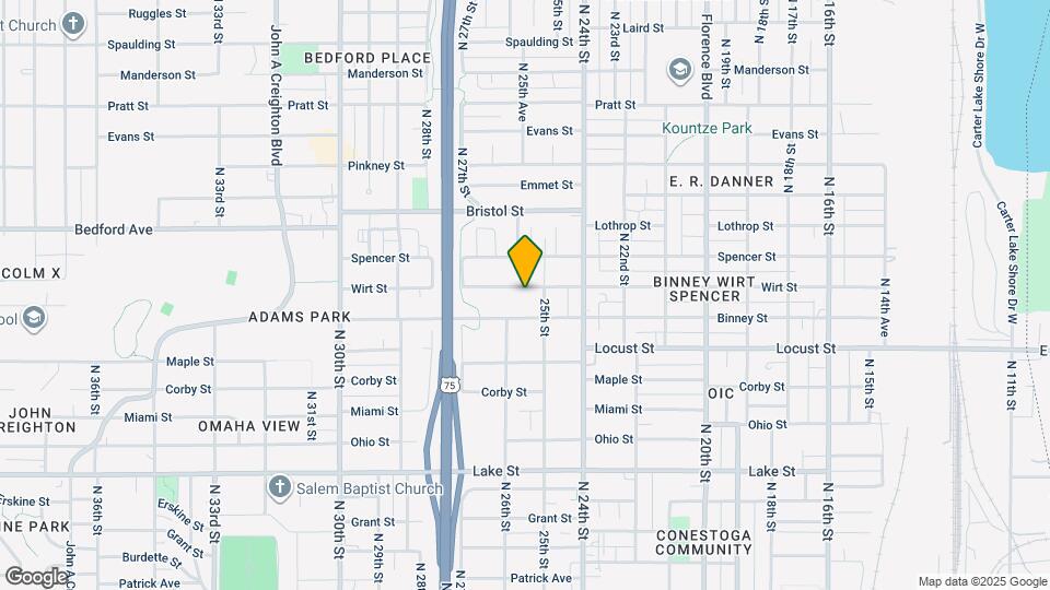 2519 Wirt St Map and Location Details