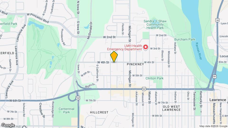 1609 W 4th St Map and Location Details