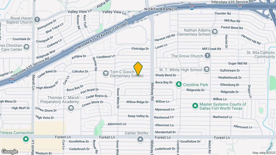 4224 Shady Bend Dr Map and Location Details