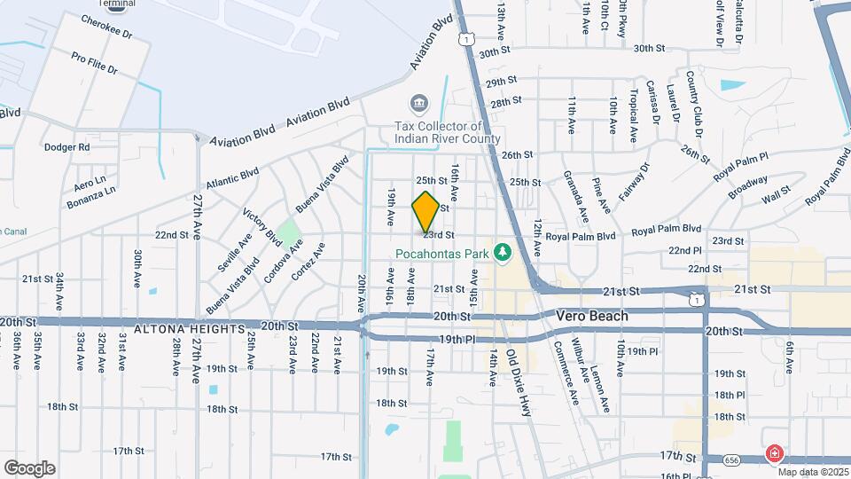 2261 17th Ave Map and Location Details