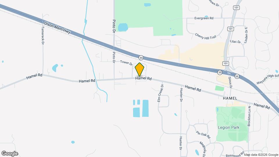 617 Hamel Rd Map and Location Details