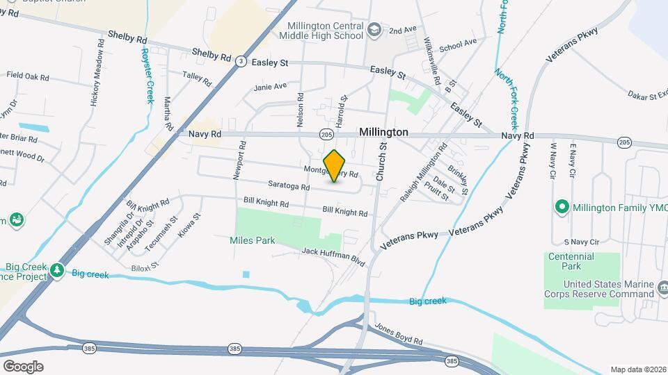 4886 Saratoga Rd Mapa y Detalles de la Ubicación