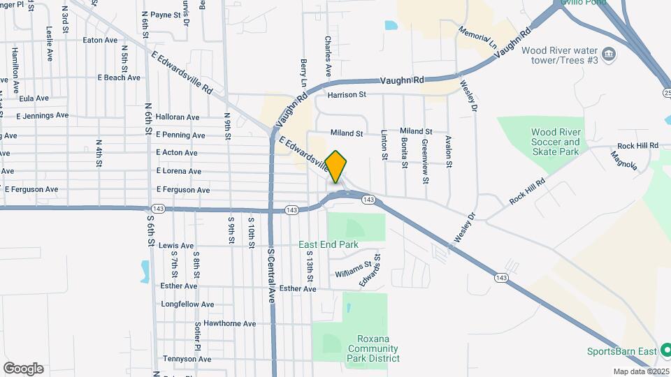 1417 E Ferguson Ave Mapa y Detalles de la Ubicación