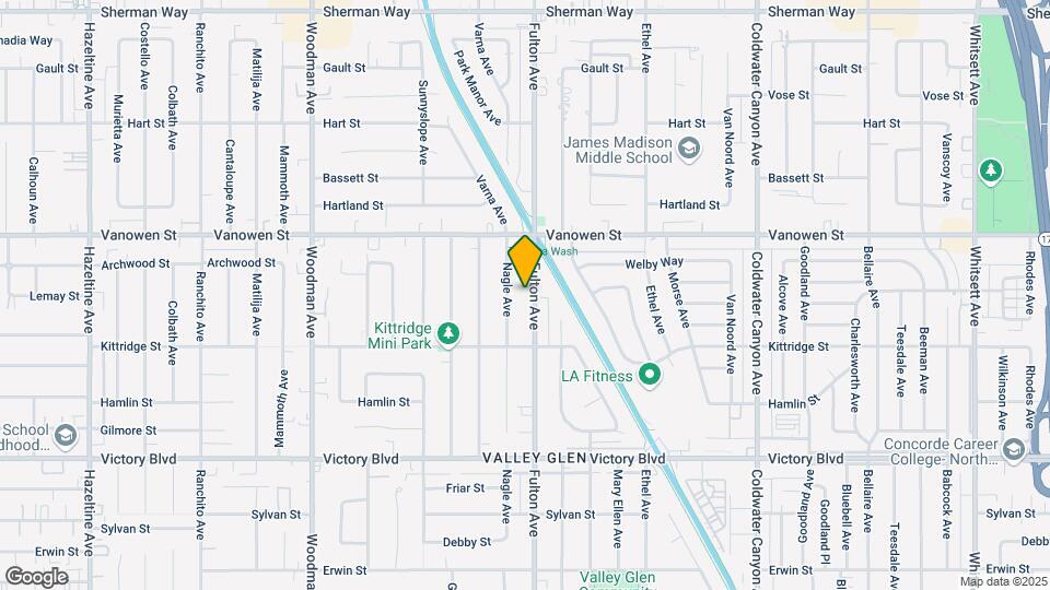 6661 Fulton Ave Mapa y Detalles de la Ubicación