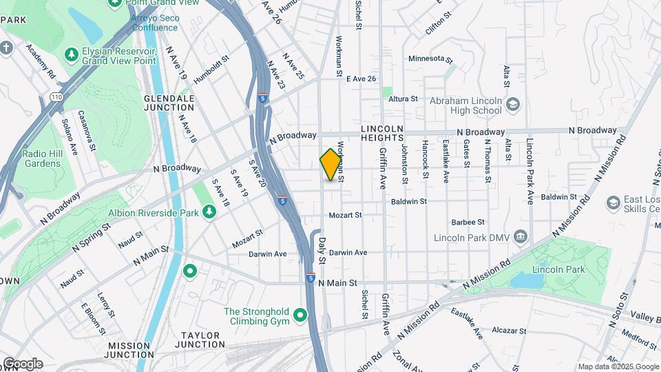 2611 Vallejo St Map and Location Details