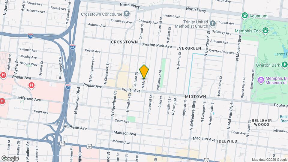 196 N McNeil St Map and Location Details