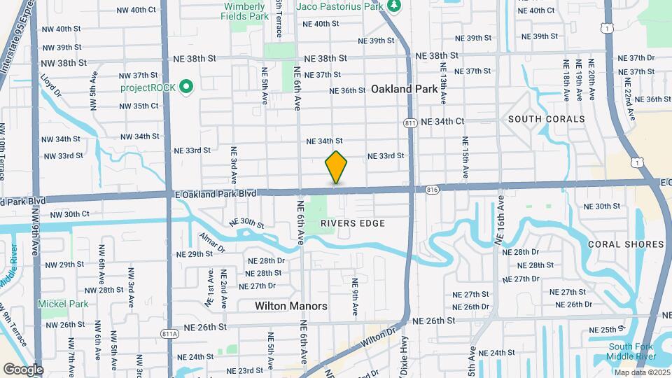 805 E Oakland Park Blvd Map and Location Details