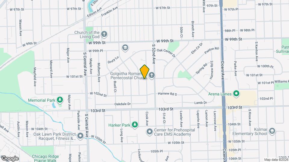 10116 Cook Ave Map and Location Details
