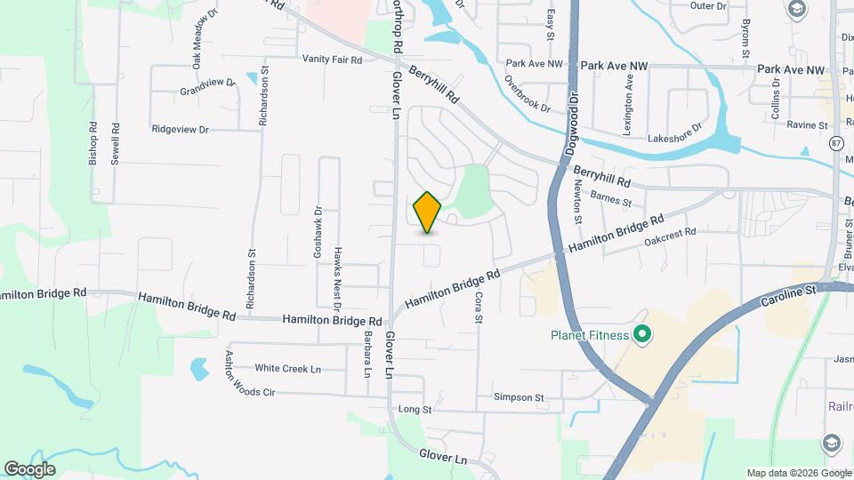 6246 Cottage Woods Dr Map and Location Details