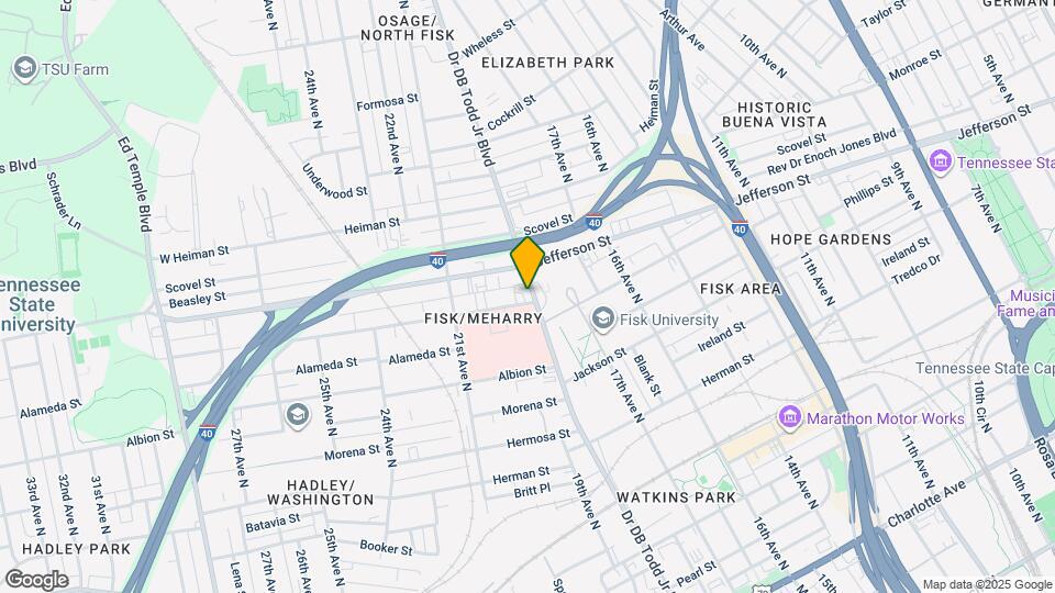 1806 Meharry Blvd Map and Location Details