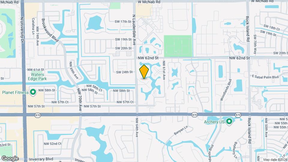 5980 NW 64th Ave Mapa y Detalles de la Ubicación