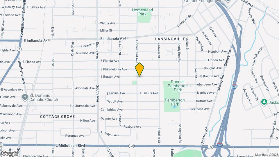 805 E Boston Ave Mapa y Detalles de la Ubicación