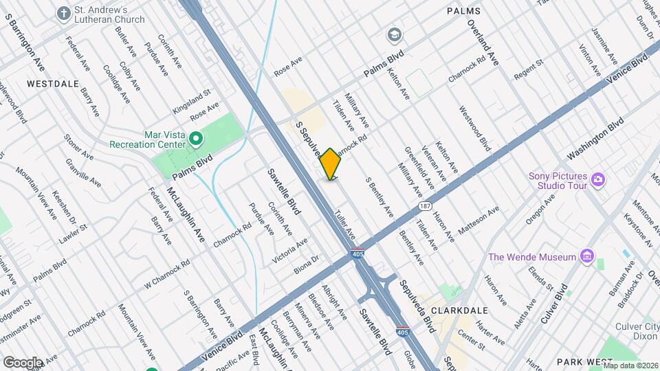 3623 1/2 S Sepulveda Blvd Map and Location Details