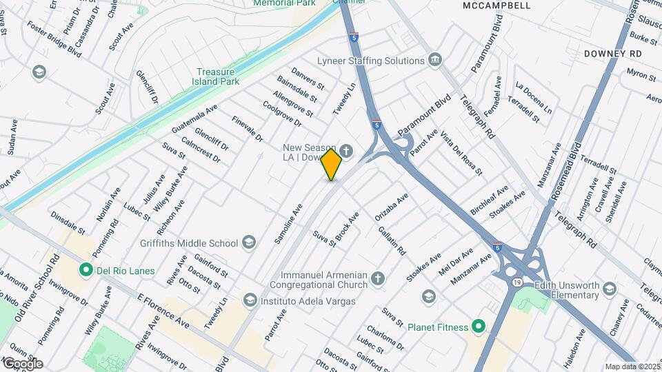 9209 Paramount Blvd Map and Location Details