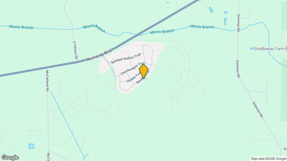 15366 Bareback Dr Map and Location Details