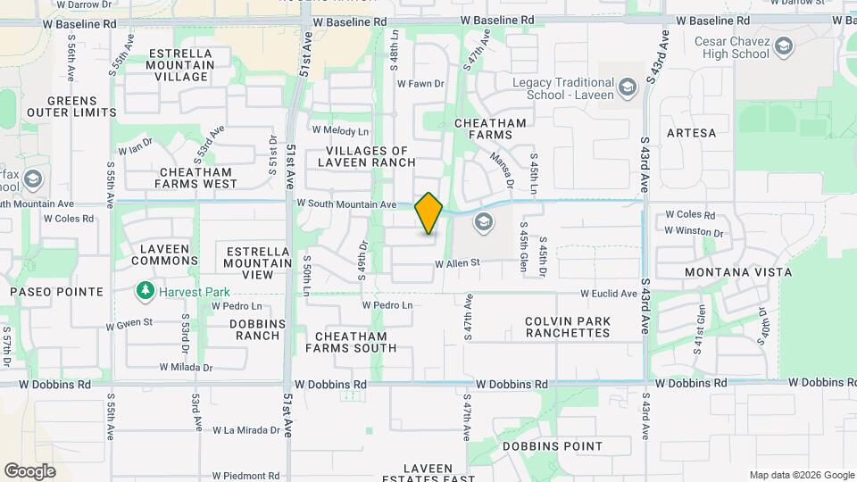 4728 W Ardmore Rd Map and Location Details