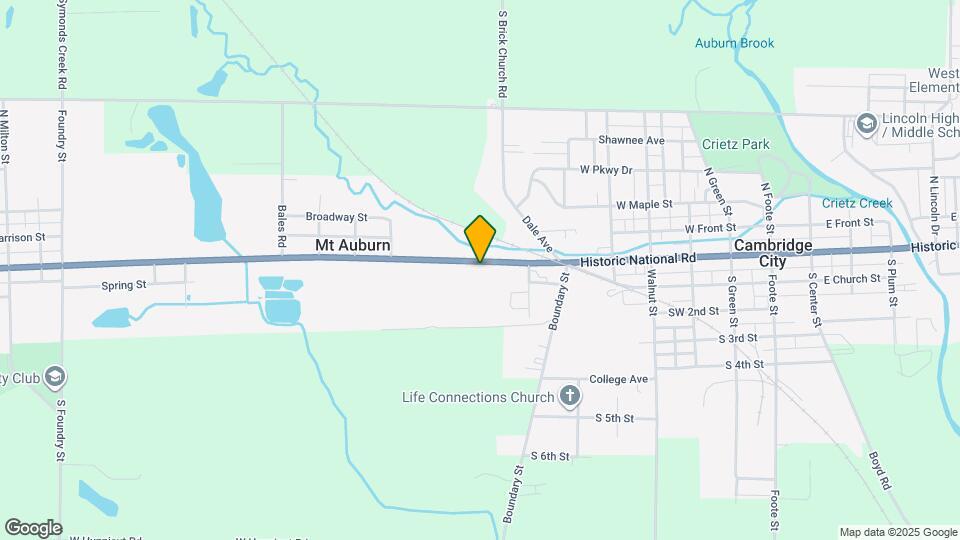 808 W National Rd Map and Location Details