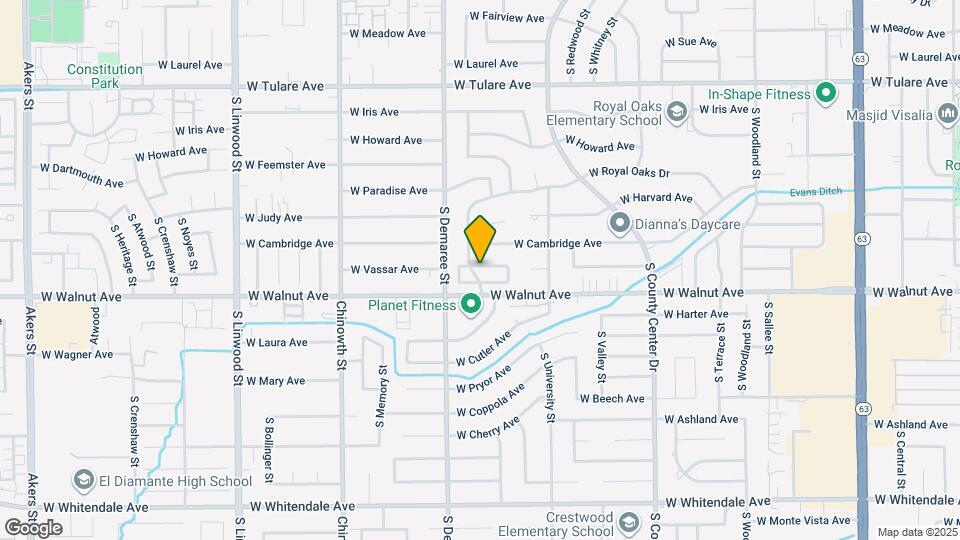 1900 S Royal Oaks Dr Map and Location Details