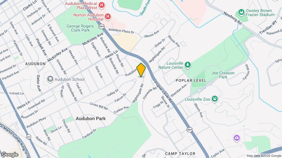 1439 Nightingale Rd Map and Location Details