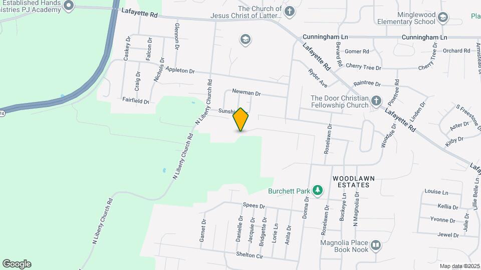 320 Donna Dr Map and Location Details