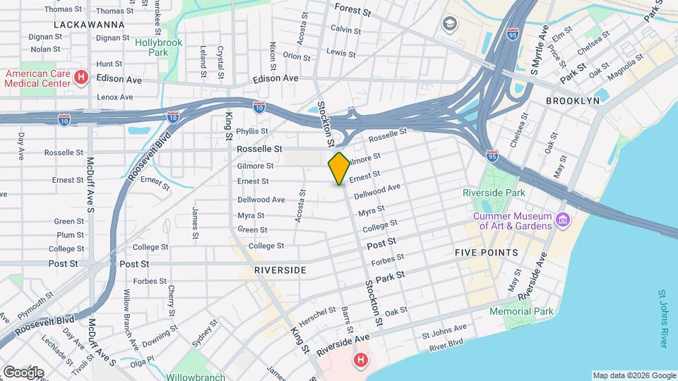 756 Stockton St Map and Location Details