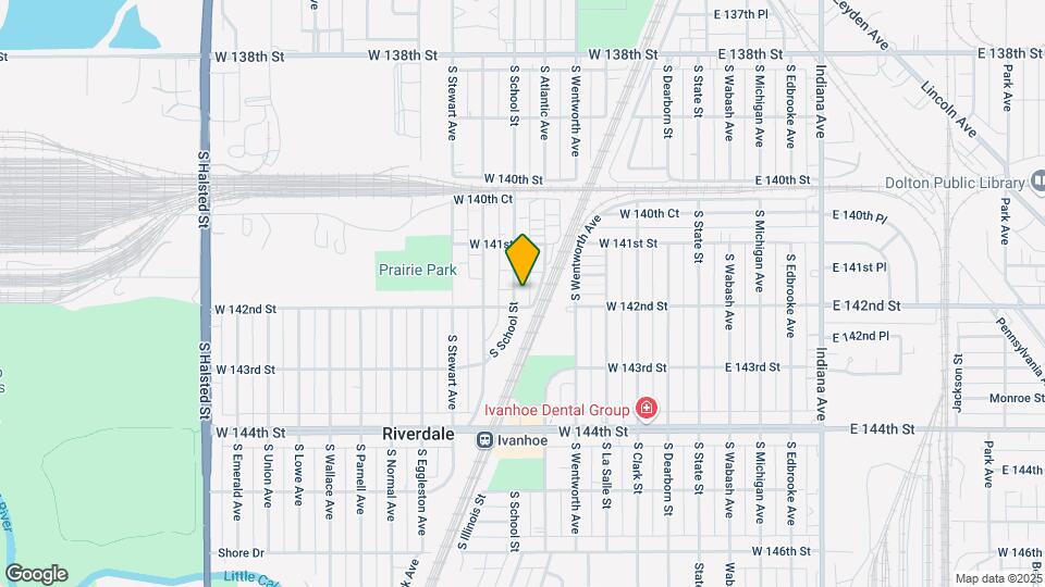 14141 S School St Map and Location Details